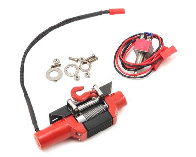 YA-0388 Yeah Racing 1/10 Scale Crawler Aluminum Winch (Red) (Type C)