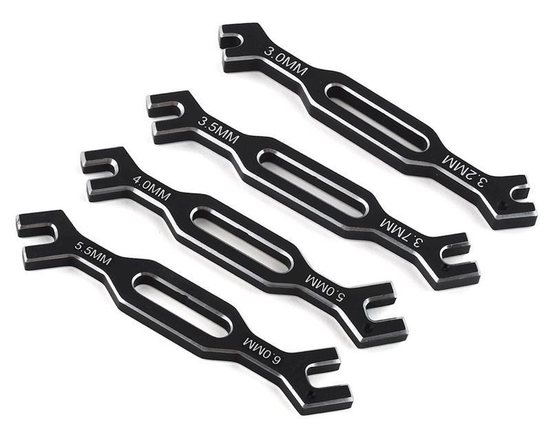 ProTek RC Aluminum Turnbuckle Wrench Set (3, 3.2, 3.5, 3.7, 4, 5, 5.5 &amp; 6mm)