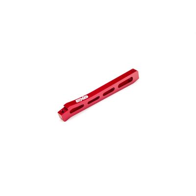 ARRMA Front Center Aluminum Chassis Brace, 118mm Red: EXB