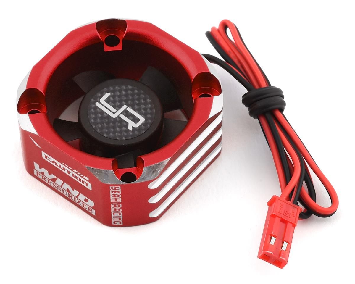 YA-0576RD Yeah Racing 30x30 Aluminum Case Booster Fan (Red)