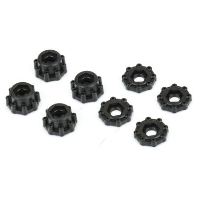 PRO634500  8x32 to 17mm Hex Adapters for 8x32 3.8" Wheels