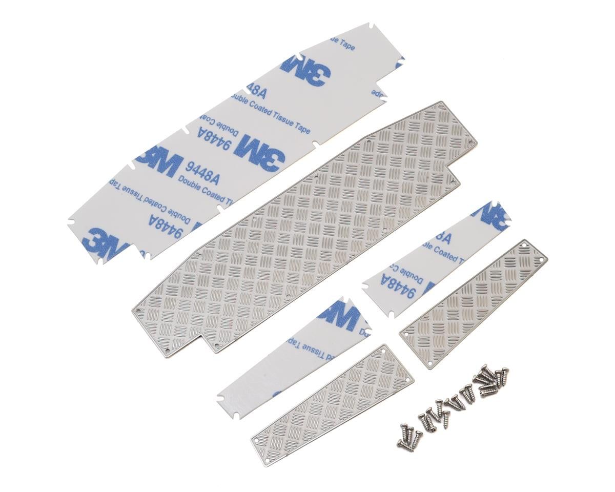 TRX4-025 Yeah Racing Traxxas TRX-4 Stainless Steel Diamond Plate Front Bumper Panels