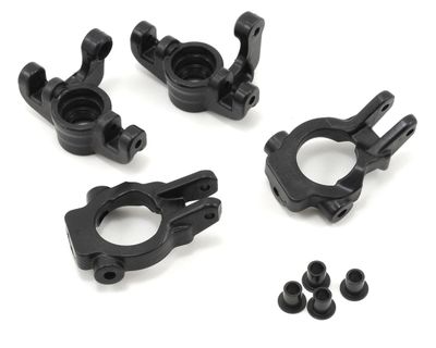 LOSB2100 Front Spindle & Carrier Set: 10-T Losi Front Spindle & Carrier Set: 10-T