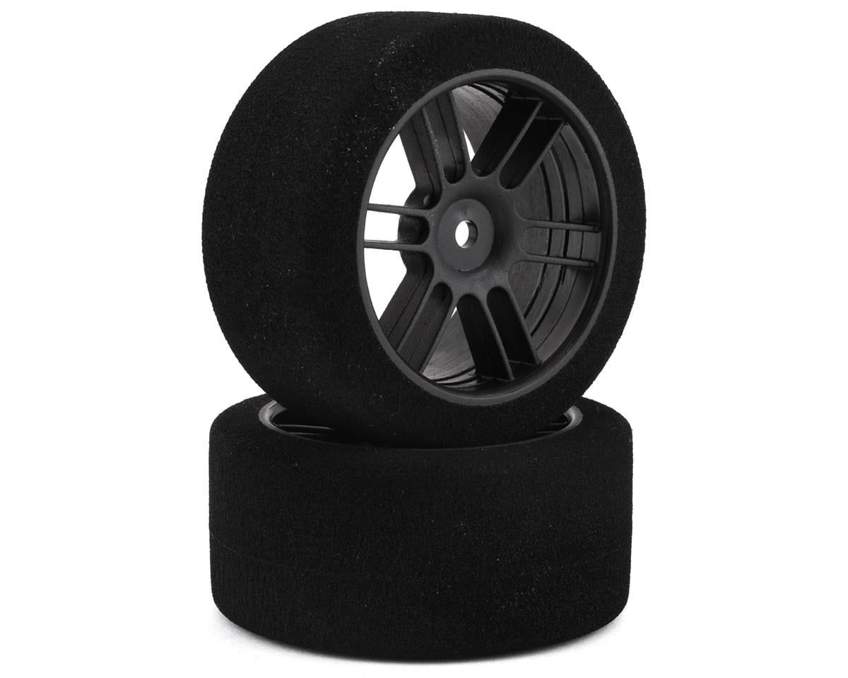BXRF3030B Rear 30mm Nitro Touring Foam Tire, Blk Whl, 30 (2)