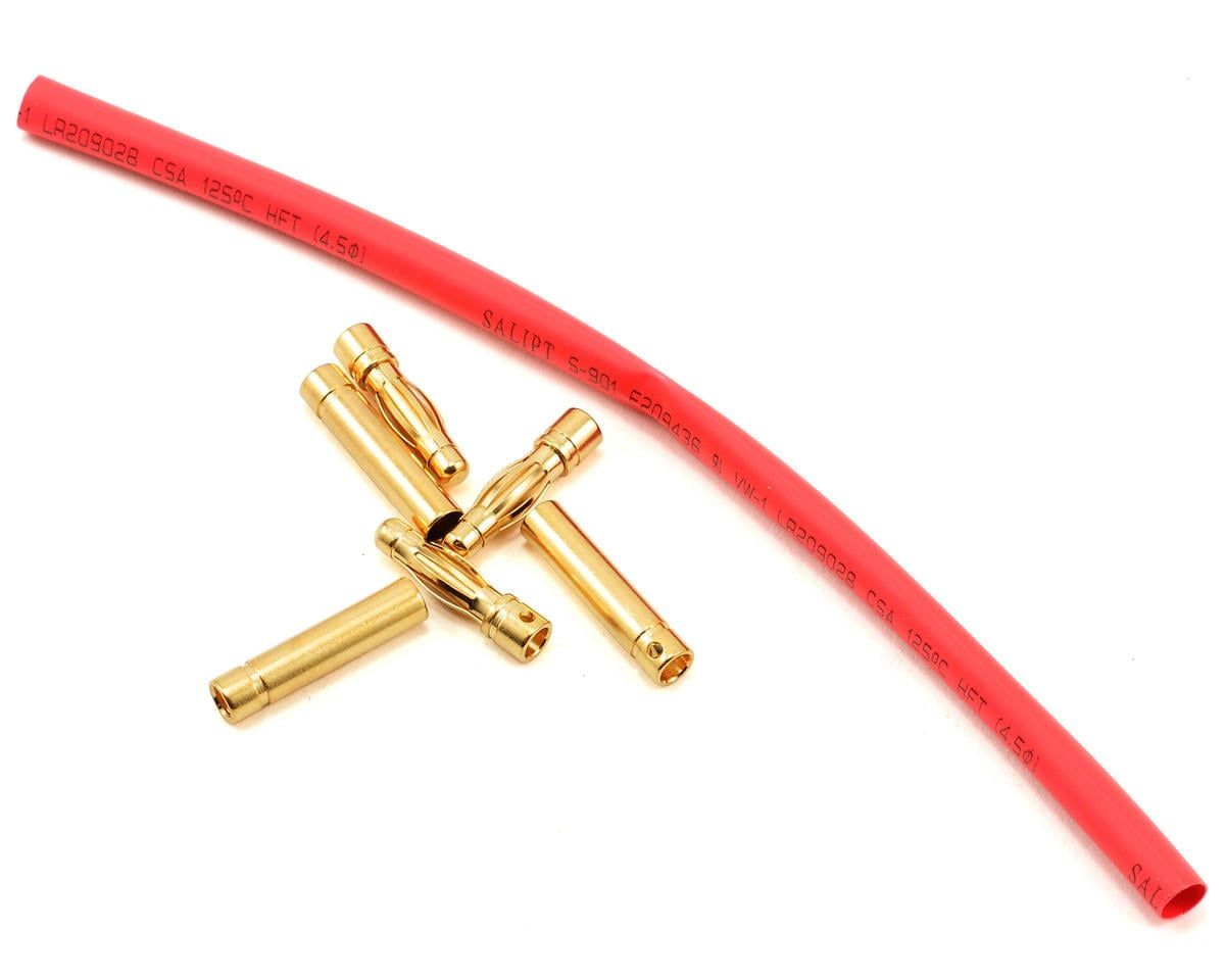 E-flite Gold Bullet Connector Set, 4mm (3)