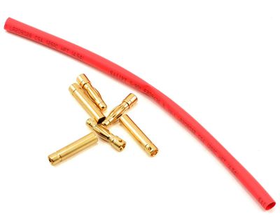 E-flite Gold Bullet Connector Set, 4mm (3)