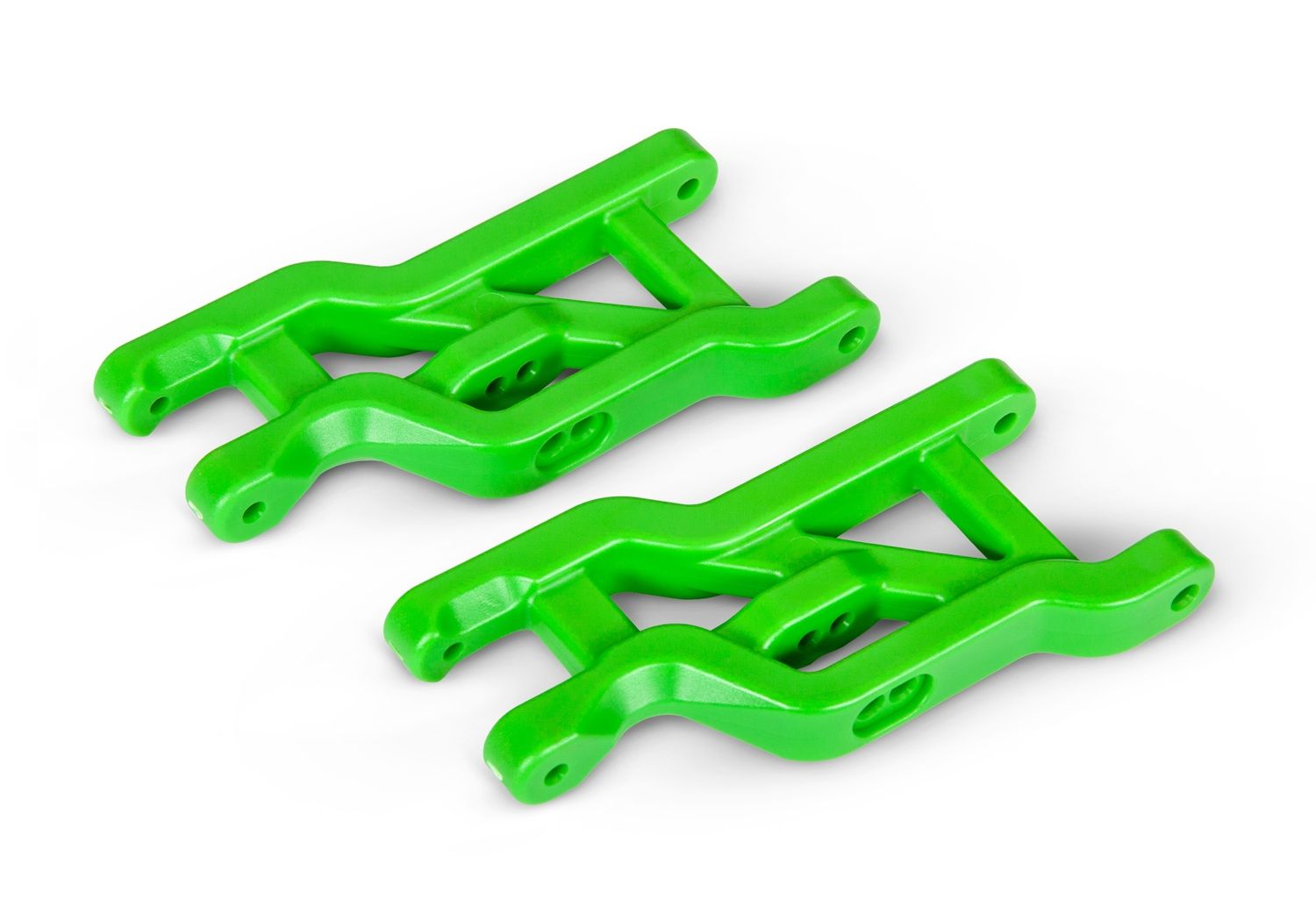 2531G - Suspension arms, green, front, heavy duty (2)
