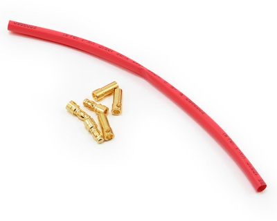 E-flite Gold Bullet Connector Set,3.5mm (3)