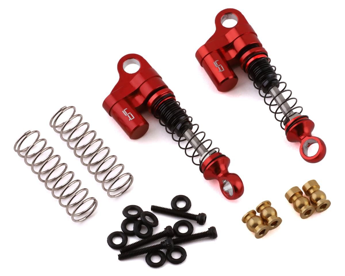 YEA-AXSC-047RD Yeah Racing SCX24 Aluminum Shock (Red) (2)