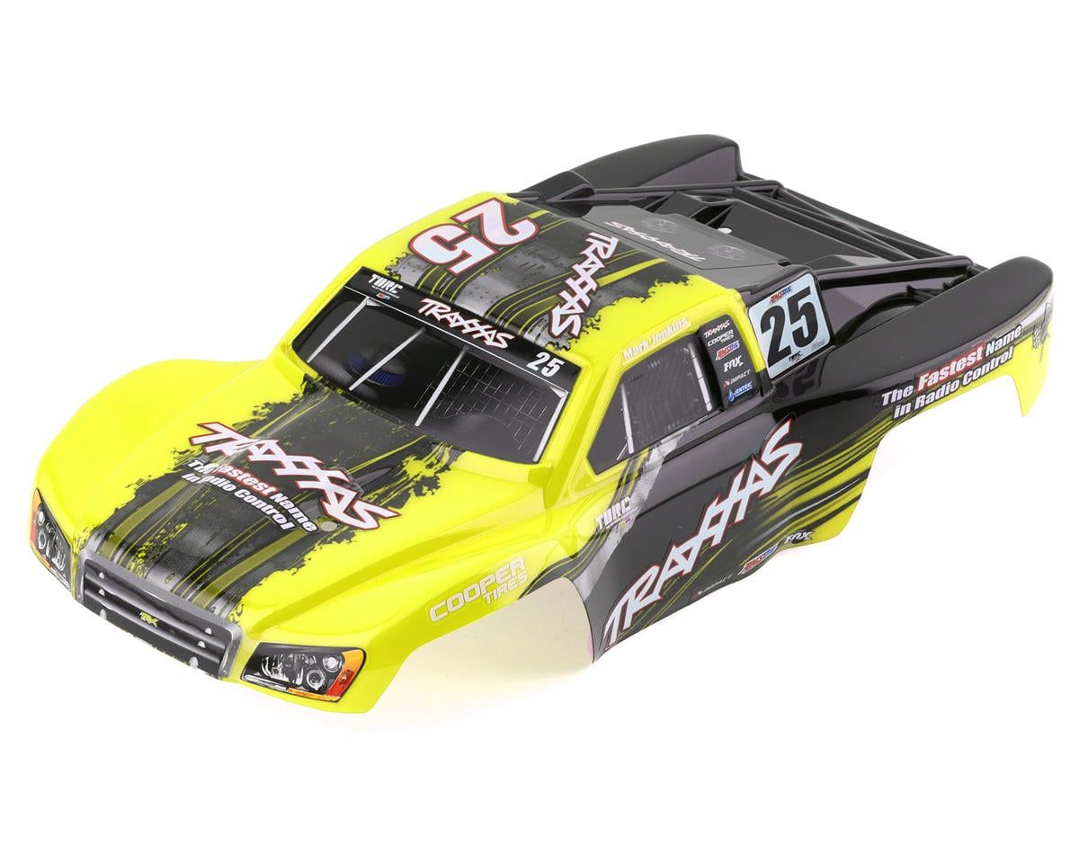 7012R Body, 1/16th Slash (clear, requires painting)/ grille, lights decal sheet