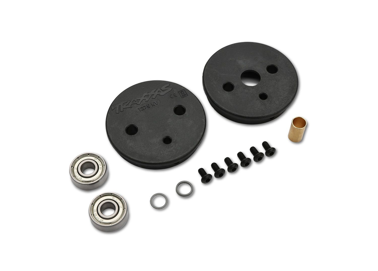 3492  Rebuild kit, Velineon® 1200XL (includes plastic endbells (2), 6x17x6mm ball bearings (2), 6x8x.3 washer (1), 6x8x1 washer (1), 7x6x12 spacer (1))