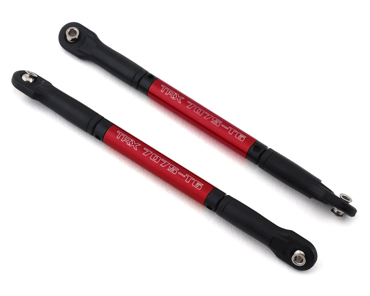 8619R Push rods, aluminum (red-anodized), heavy duty (2) (assembled with rod ends and threaded inserts)