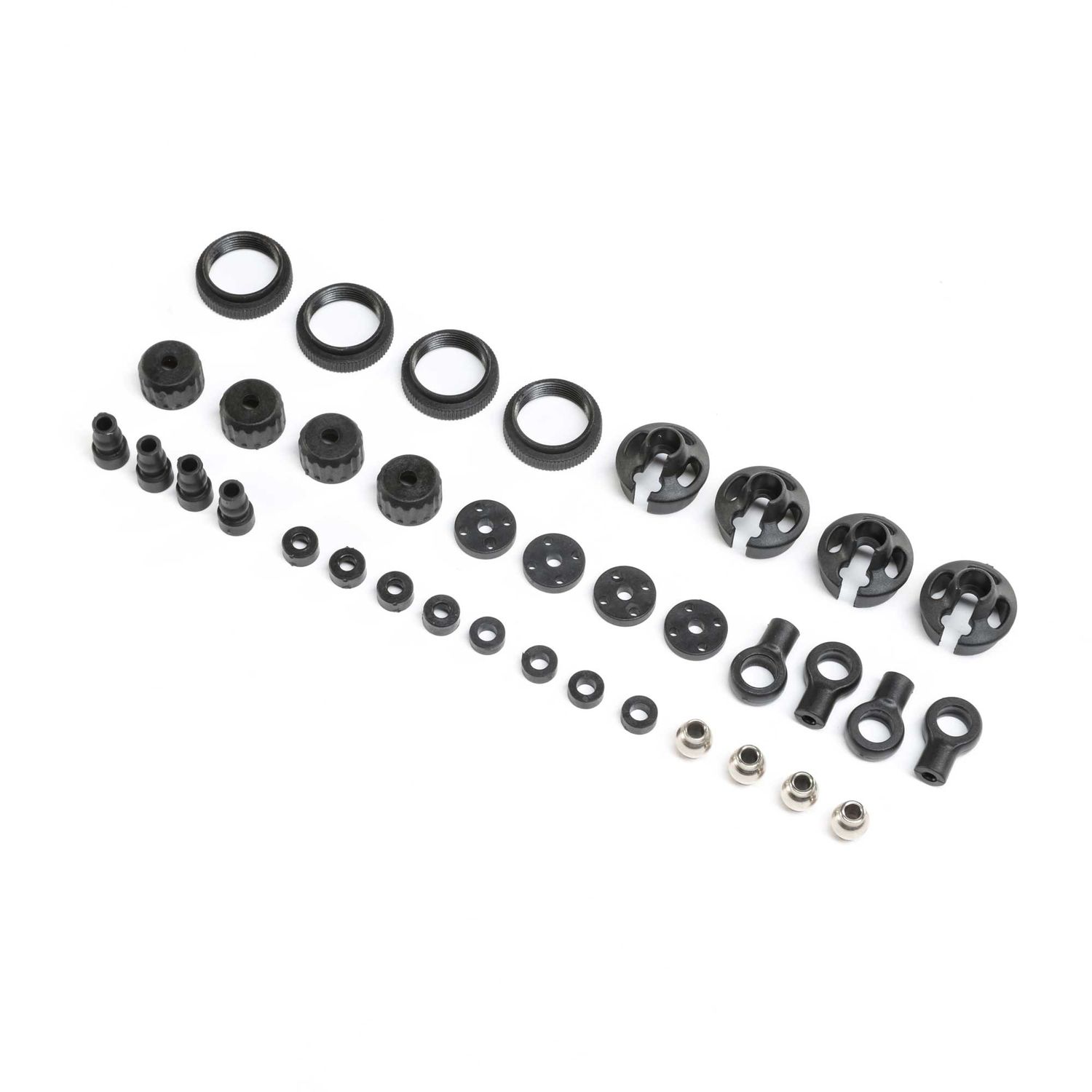 Losi Shock Plastics &amp; Balls (4): LMT