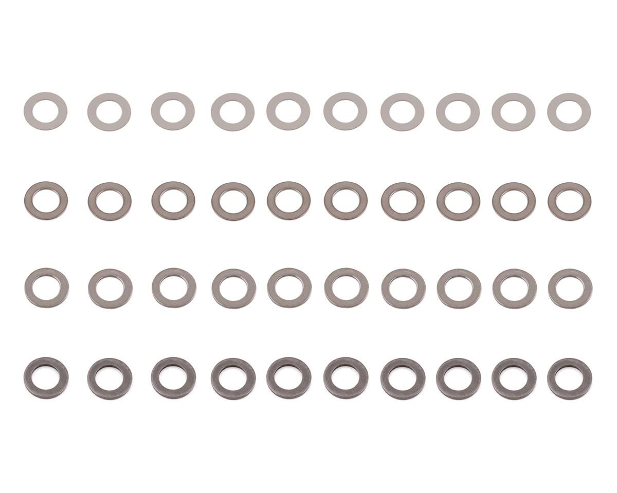 YEA-YA-0644 Yeah Racing 3x5mm Stainless Steel Shim Set (40) (0.1, 0.2, 0.3, 0.5mm)