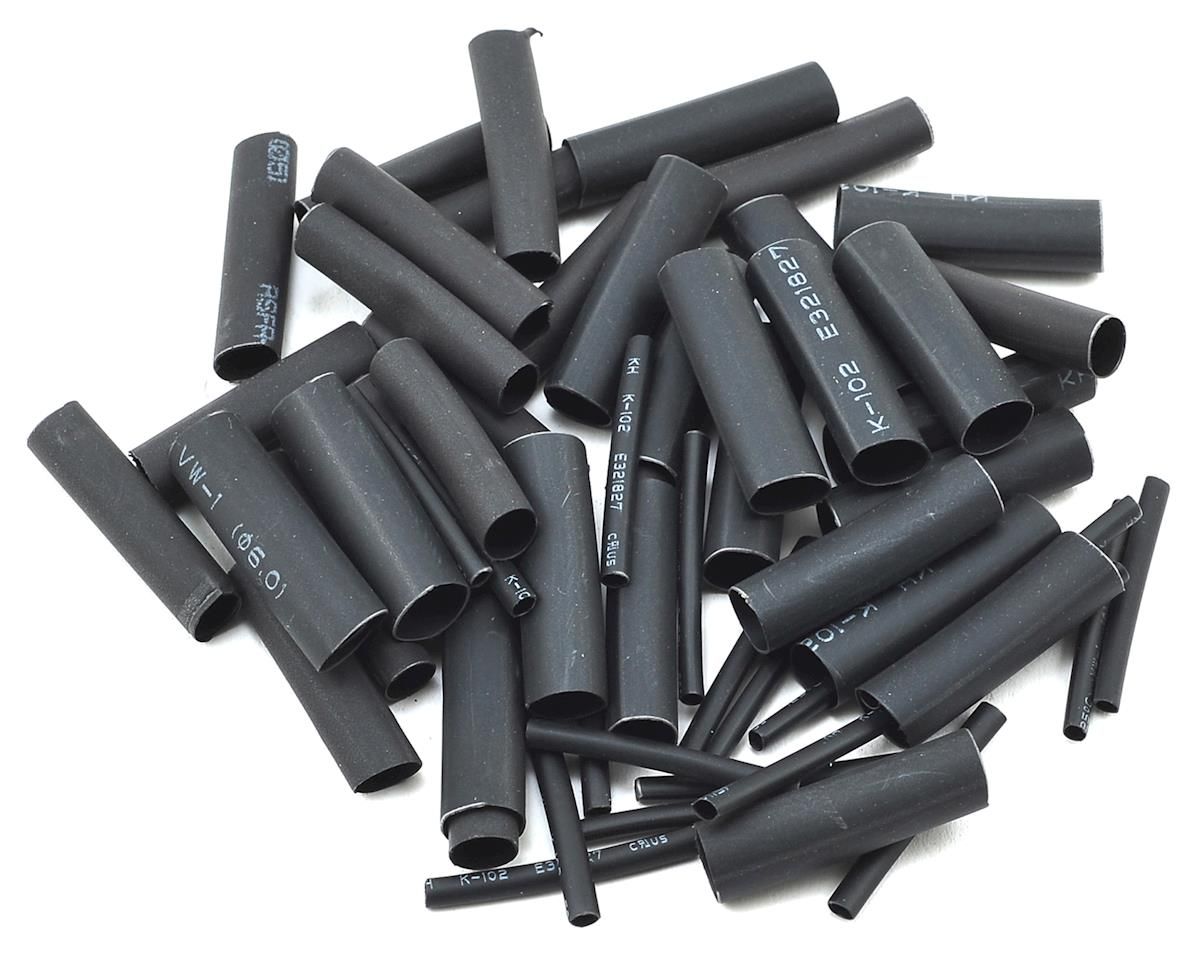 ProTek RC 1.5, 5, 6 &amp; 8mm Shrink Tubing Assortment Pack (Black) (20) (1" Length)