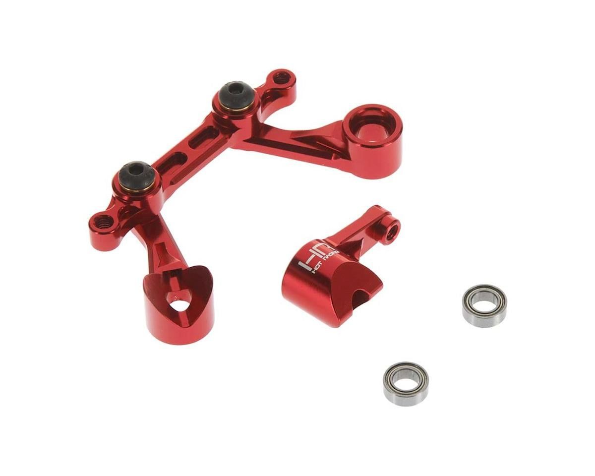 HRAARM4802 Hot Racing Aluminum Bellcrank Steering Saver w/Bearings Re