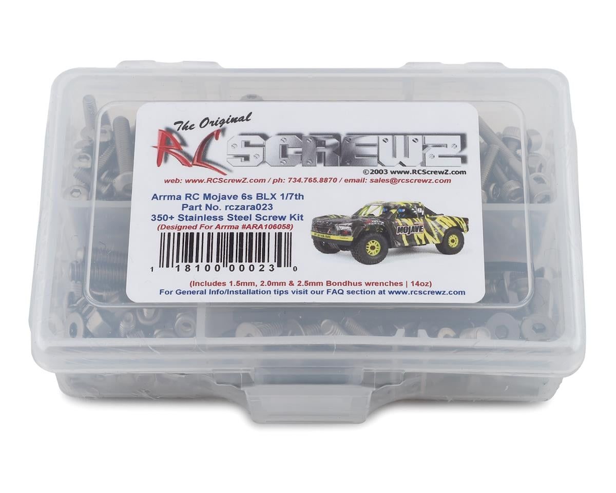 RCZARA023 Stainless Steel Screw Kit -ARA Mojave 6s BLX 1/7th