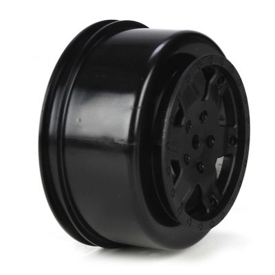 Losi Team Losi Racing 1/10 Front/Rear SCT 2.2/3.0 Wheels, 12mm Hex, Black (2): 22 SCT