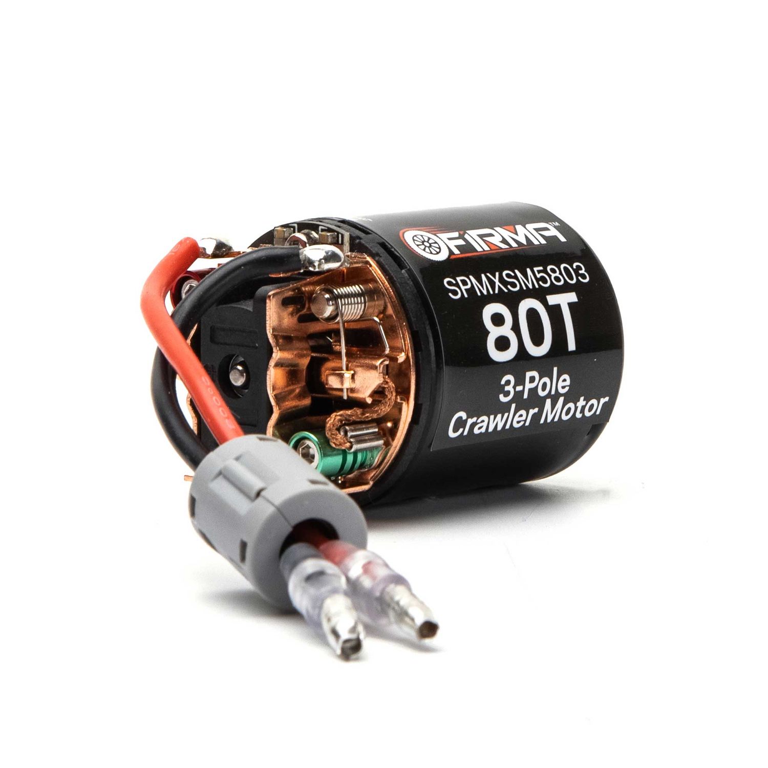 SPMXSM5803 Firma 80T Rebuildable 3 Pole Brushed Crawler Motor