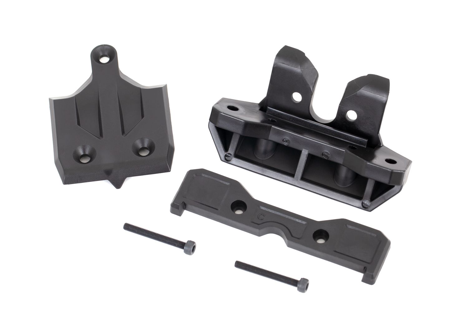 9536 - Bumper, rear/ skidplate, rear/ tie bar mount, rear/ 3x25 CS (2)