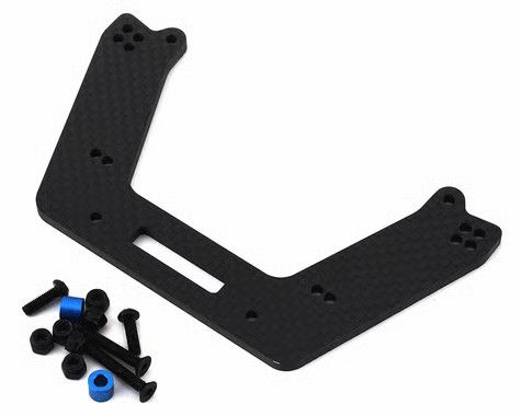 EXO1982 Exotek Traxxas Slash Carbon Front Tower (Short) to use 4-tec size shocks or no spring