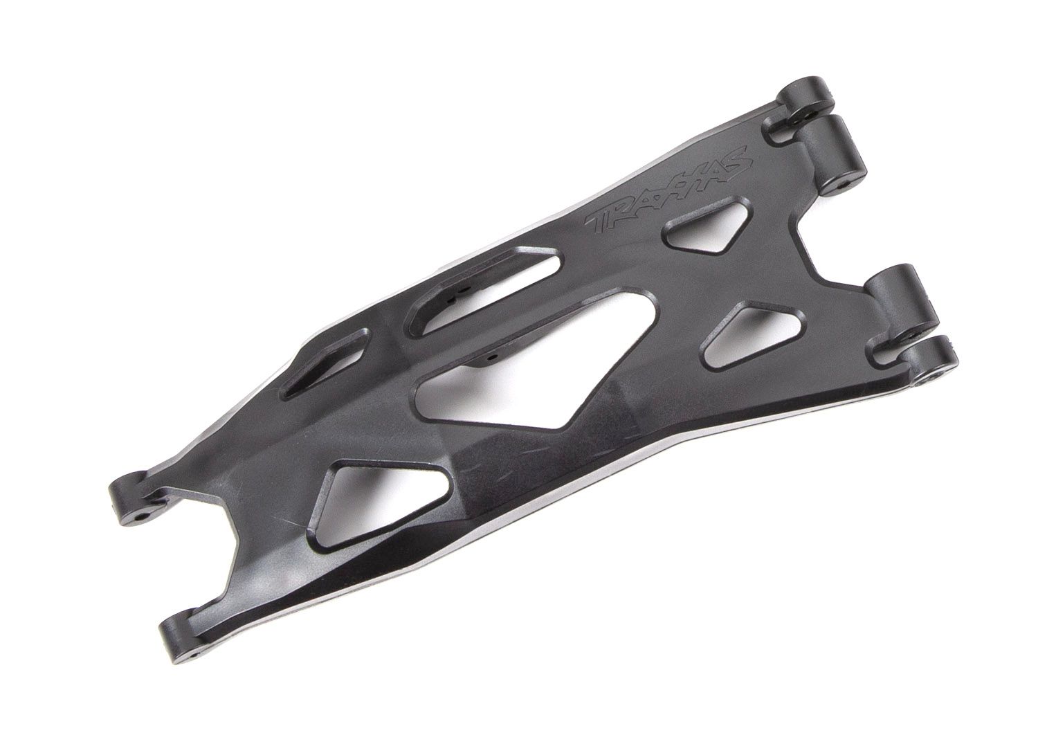 7893 - Suspension arm, lower, black (1) (right, front or rear) (for use with #7895 X-Maxx® WideMaxx® suspension kit)