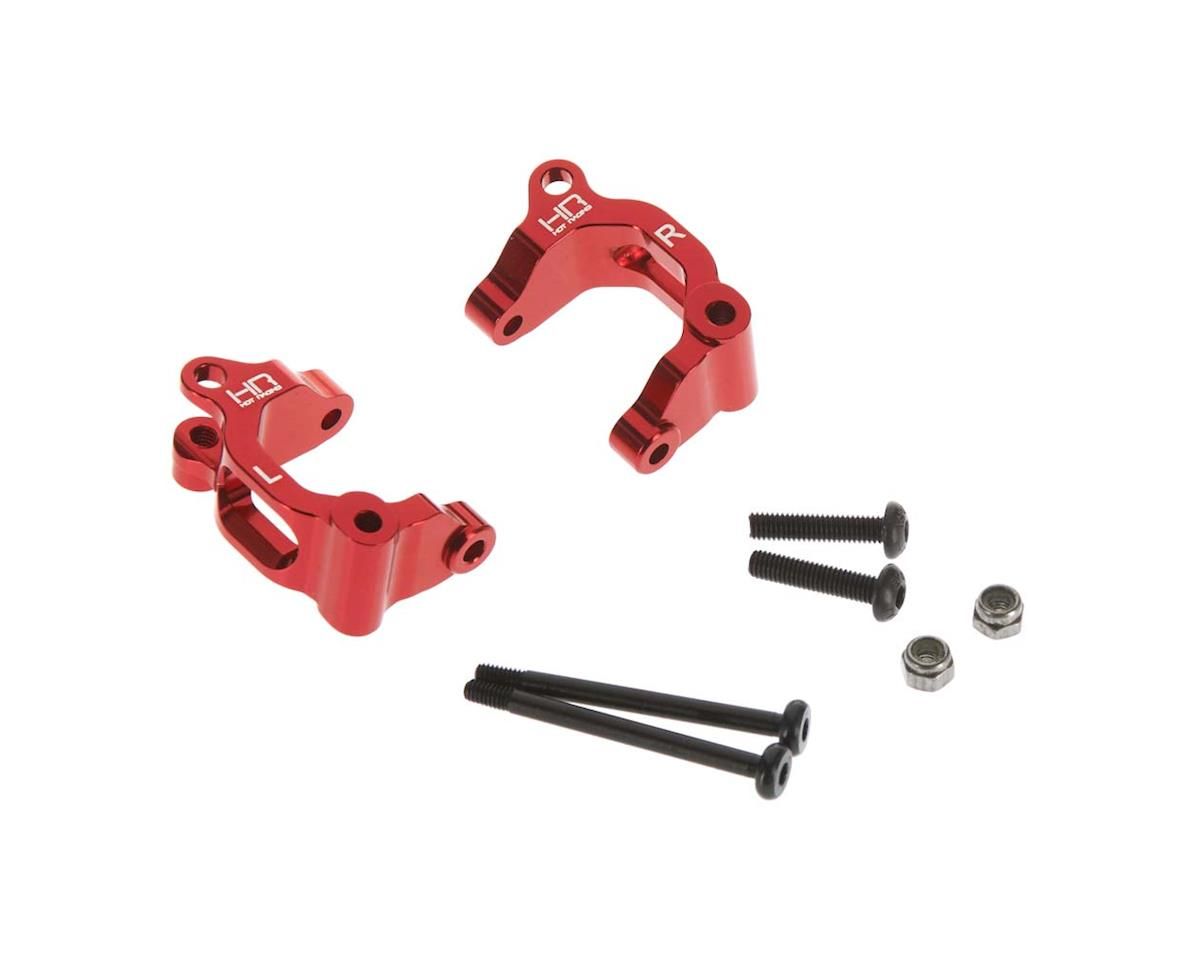 HRAARM1902 Hot Racing Aluminum Caster Red w/King Pins Arrma 2WD