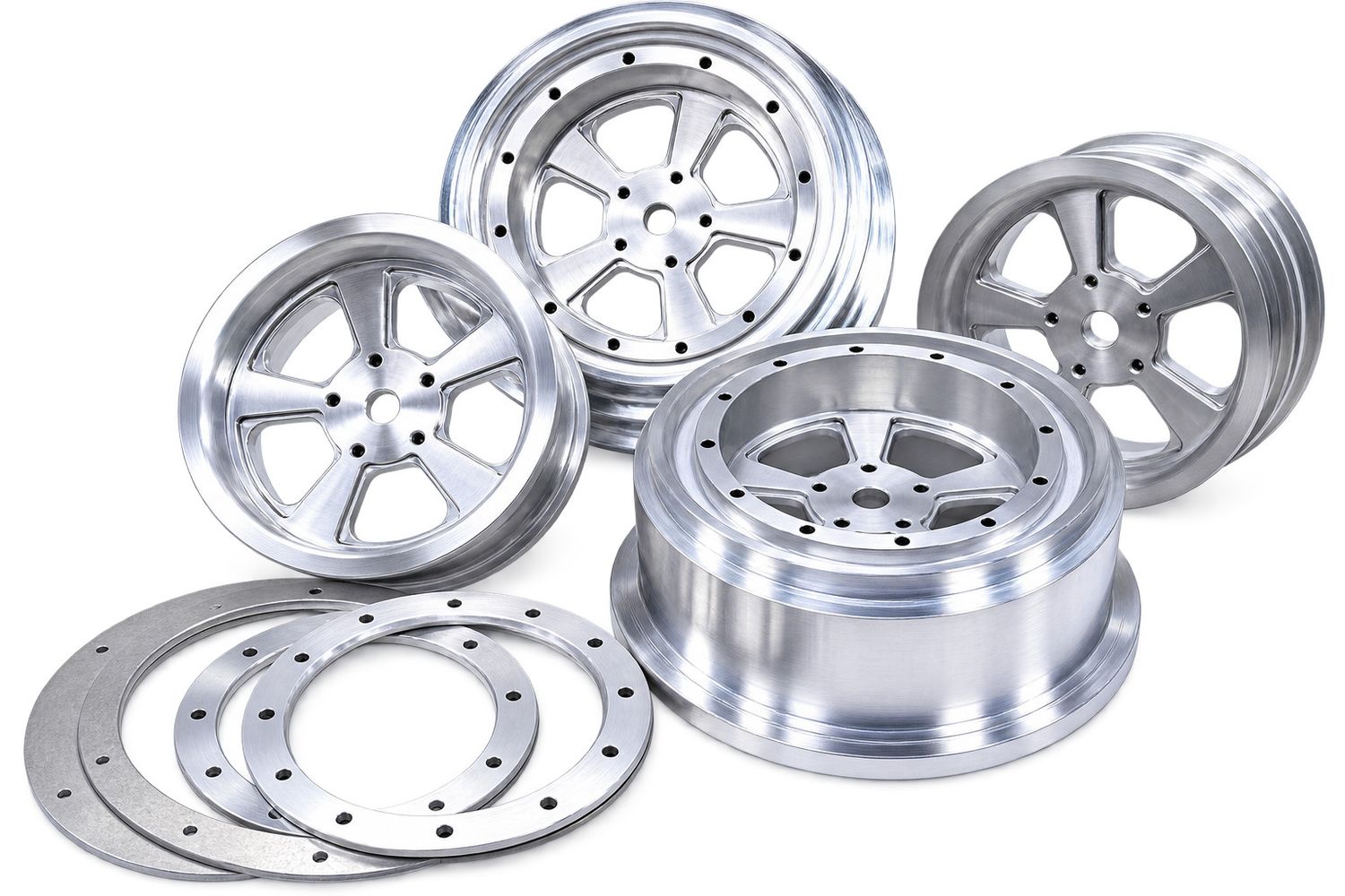 REEFS92 OG MAG Beadlock Drag Wheels (4pcs) w/ Rings &amp; Hardware (4pcs)