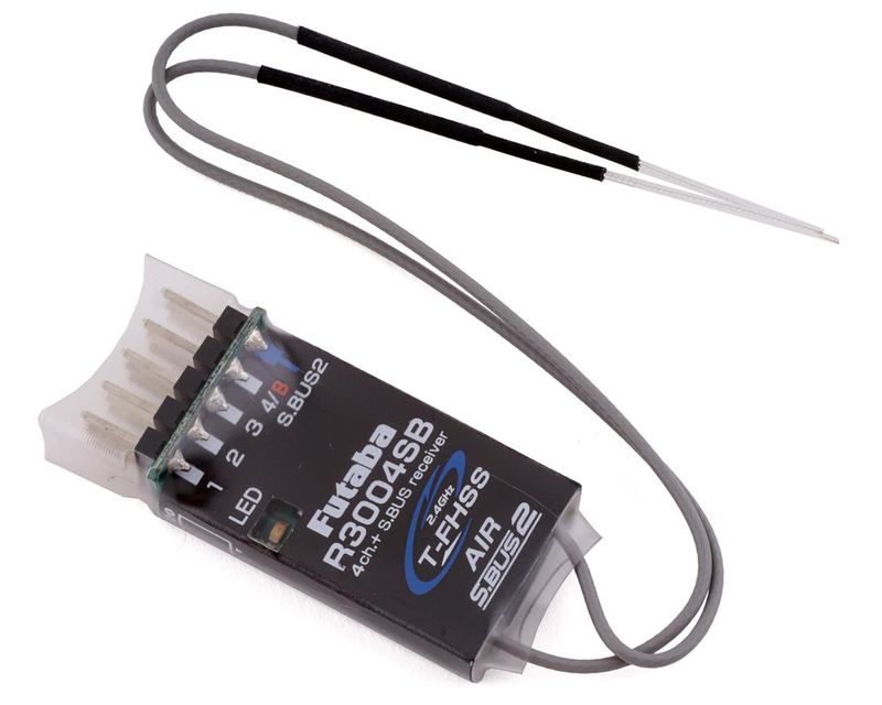 R3004SB Futaba R3004SB 2.4GHz 4-Channel T-FHSS S.BUS2 Telemetry Receiver