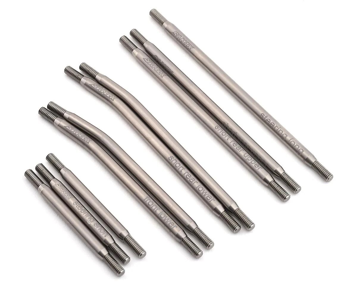 SAMTRX4-5025FS Samix Traxxas TRX-4 312mm Titanium High Clearance Link Set (10)