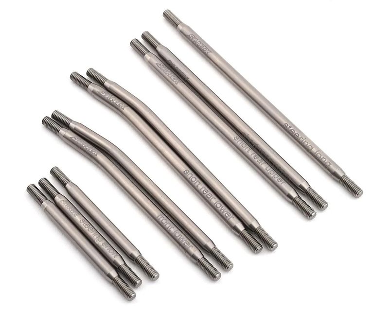 SAMTRX4-5025FS Samix Traxxas TRX-4 312mm Titanium High Clearance Link Set (10)