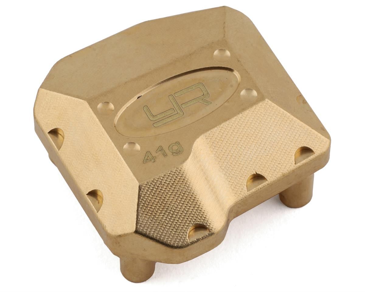 YEA-AXSC-022 Yeah Racing Axial SCX10 III High Mass Brass Differential Cover (41g)