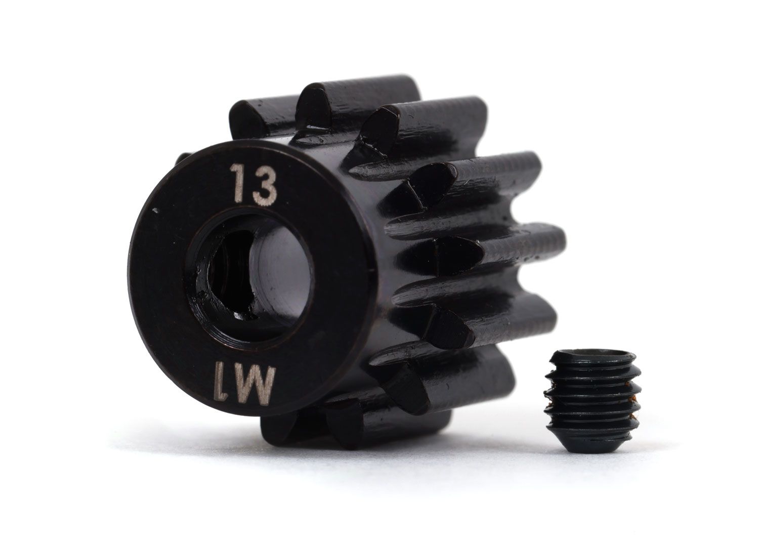 6483X - Gear, 13-T pinion (1.0 metric pitch) (fits 5mm shaft)/ set screw