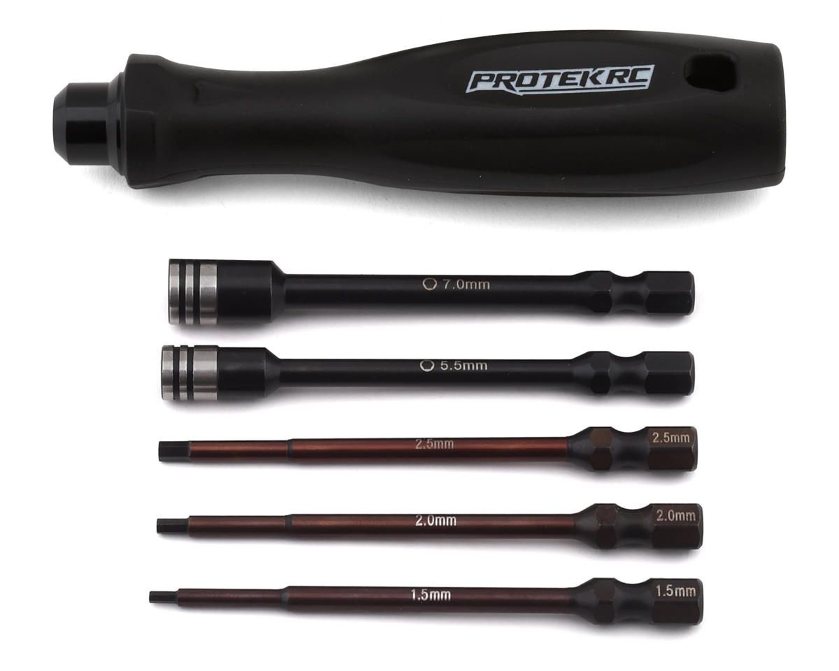 ProTek RC "TruTorque" 5-Piece 1/4" Drive Hex &amp; Nut Driver Set