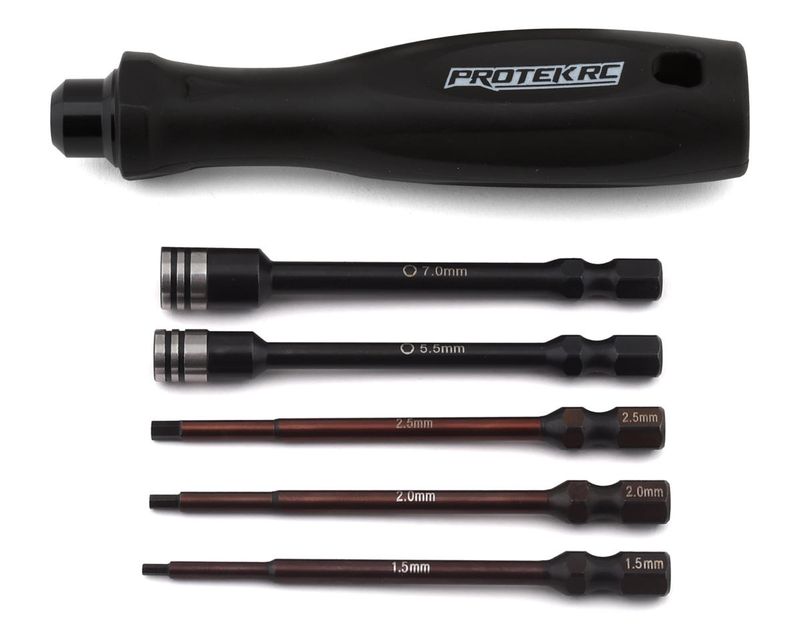 ProTek RC "TruTorque" 5-Piece 1/4" Drive Hex &amp; Nut Driver Set