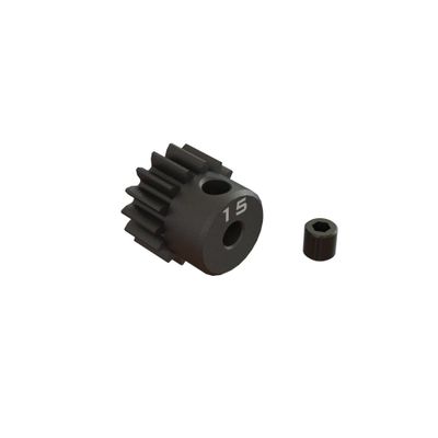 ARRMA 15T 0.8Mod 1/8" Bore CNC Steel Pinion Gear
