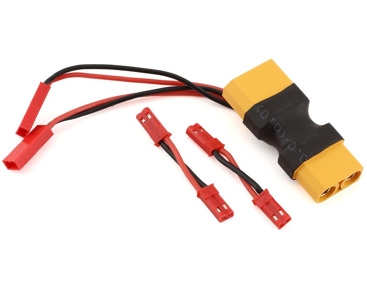 SEHREEFS122 XT90 Dual JST Connector w/ 2 Male-Male Adaptors