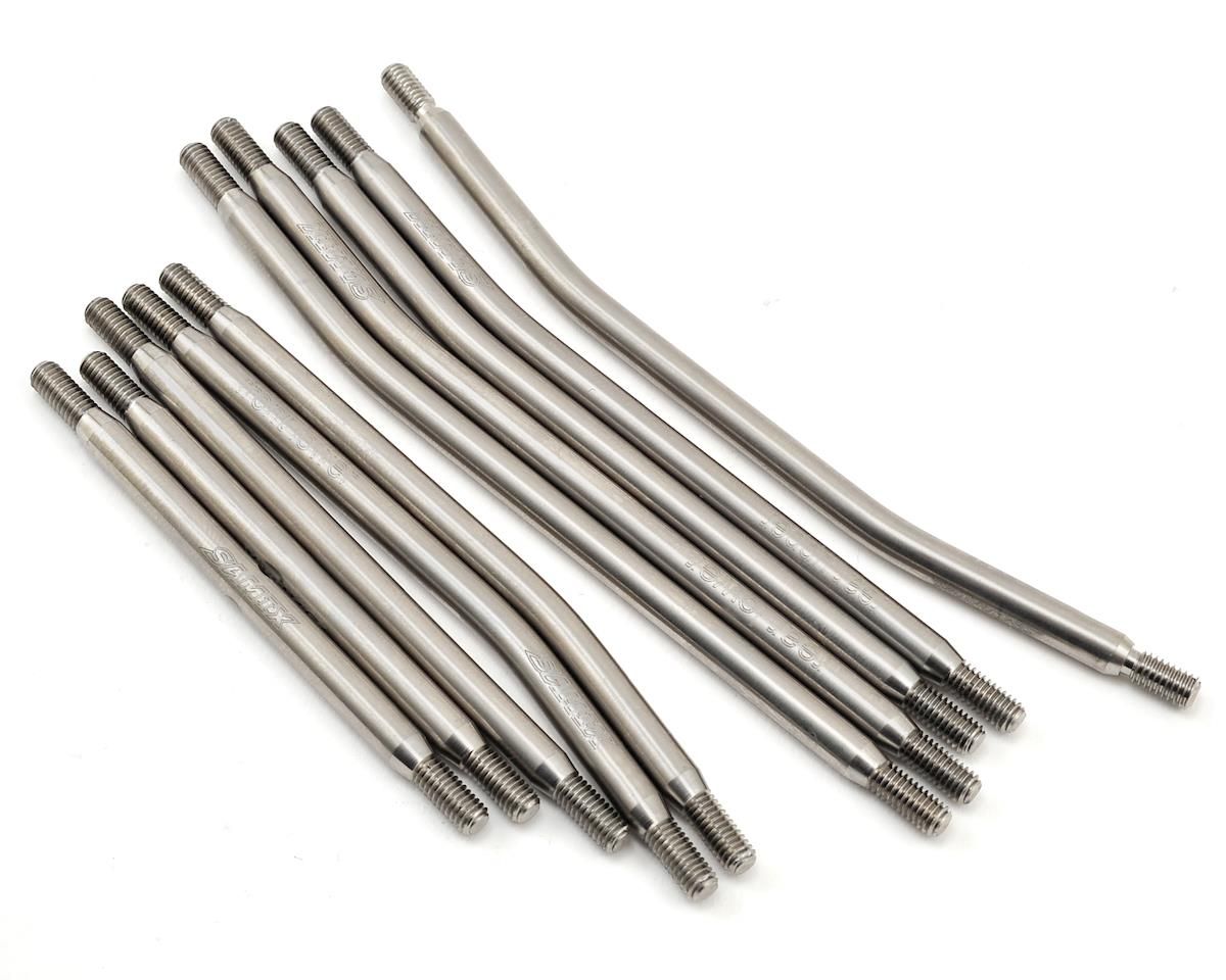 SAMSCX2-5025FLS Samix SCX10 II 313mm High Clearance Titanium Link Kit (10)