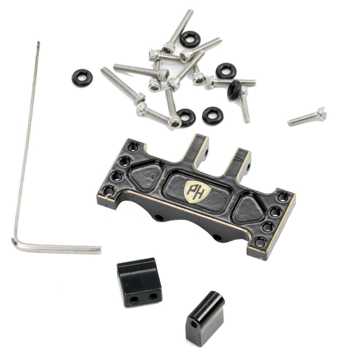 PHSCX24127 Powerhobby Axial SCX24 Adjustable Aluminum Servo Mount for Reefs Emaxx 59MG