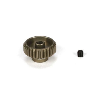 Losi Team Losi Racing Pinion Gear, 28T, 48P, 1/8in, Aluminum