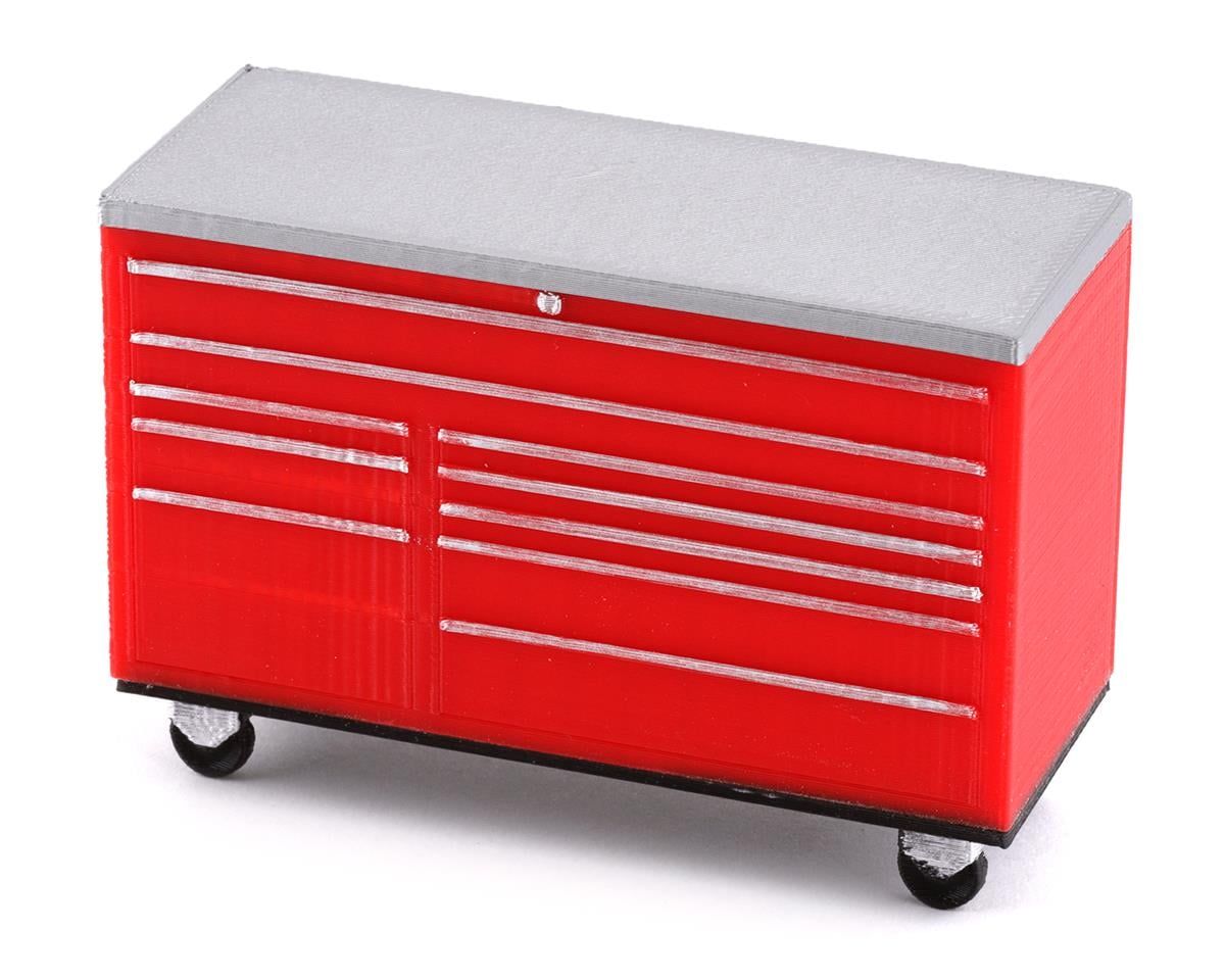 SBCSS24C Scale By Chris 1/24 Classic Roll Around Tool Box (Red)