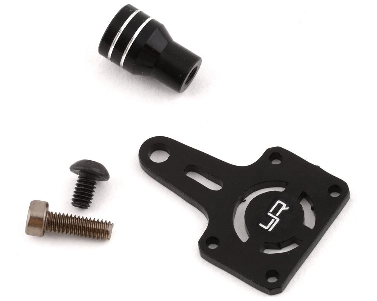 AXSC-064 Yeah Racing Axial SCX24 2019 Jeep Wrangler Aluminum Spare Tire Mount (Black)