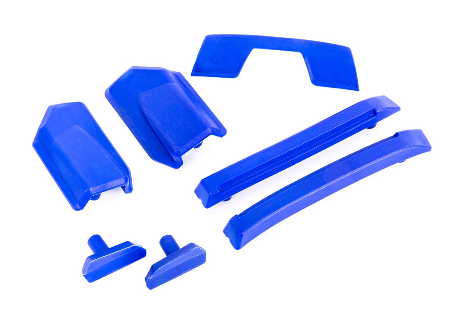 9510X - Body reinforcement set, blue/ skid pads (roof) (fits #9511 body)