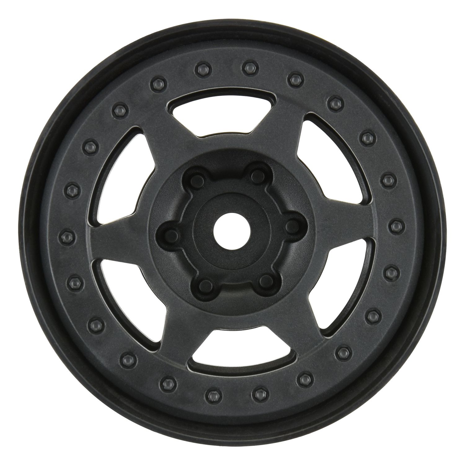 PRO280903 1/10 Holcomb F/R 1.9" Crawlr Bead-Loc Whls (2) Blk