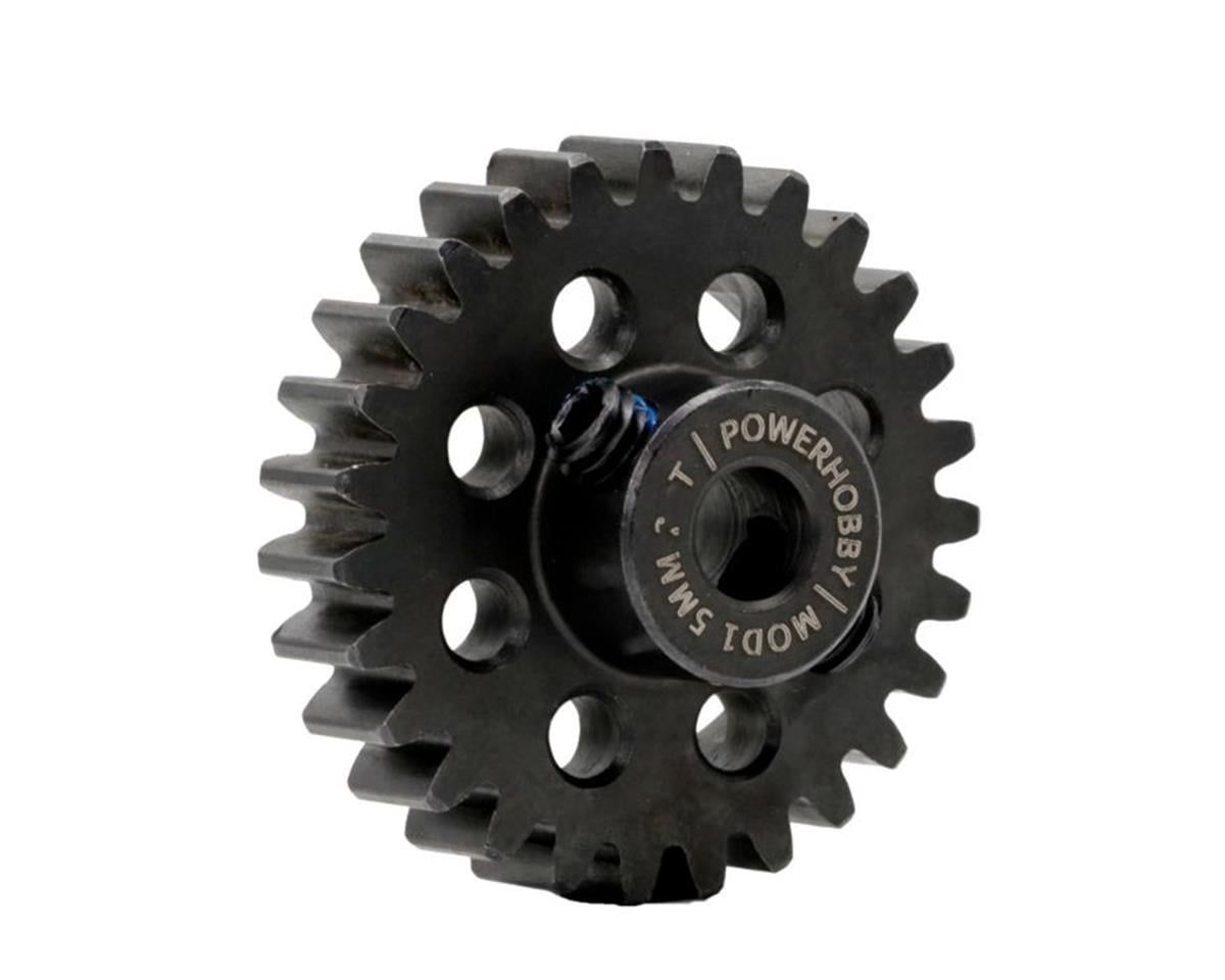 PH27TM5 Powerhobby Hardened Steel 27T Mod1 5mm Pinion Gear Mod 1 Speed Run / Drag Racing