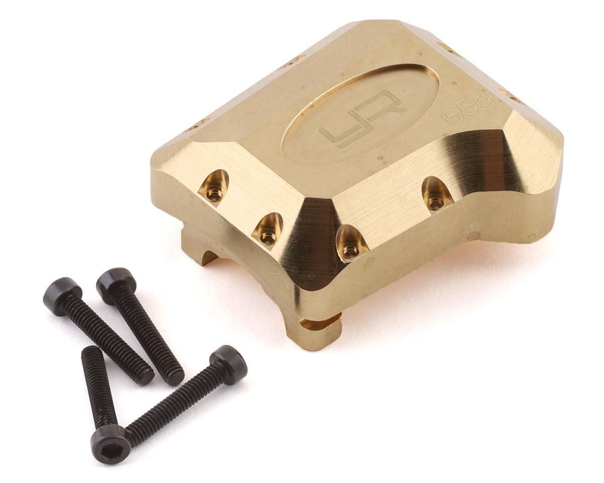 YEA-TRX4-041 Yeah Racing TRX-4/TRX-6 Brass Differential Cover (65g)
