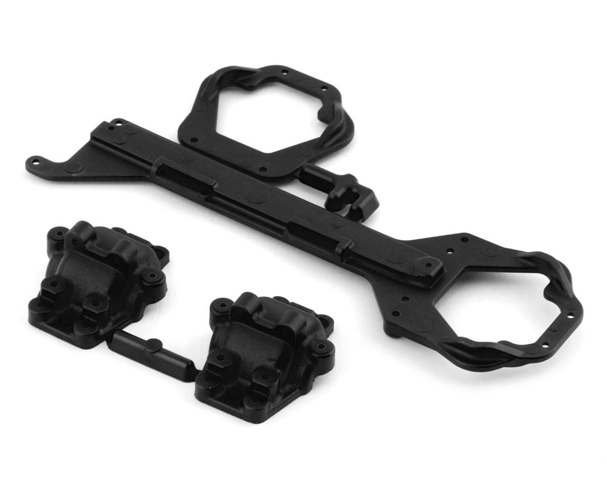 RPM70792 Front and Rear Upper Chassis/Diff Covers, Black