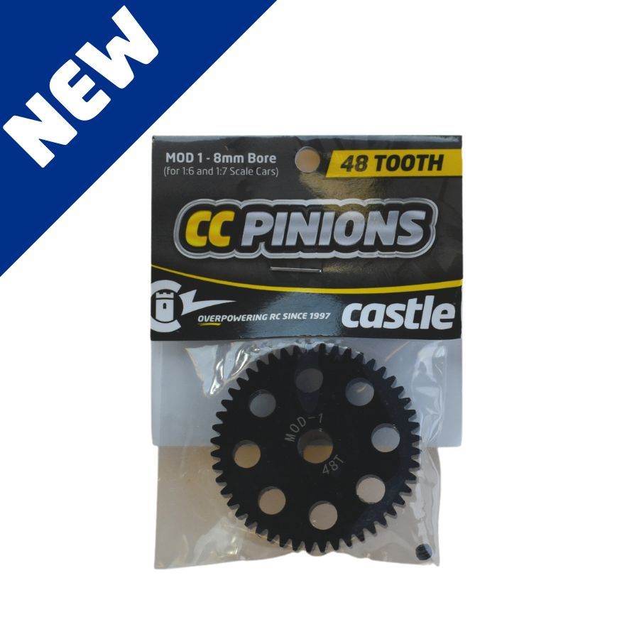 CSE010006538 Castle Creations Mod 1 Pinion Gear w/8mm Bore (48T)