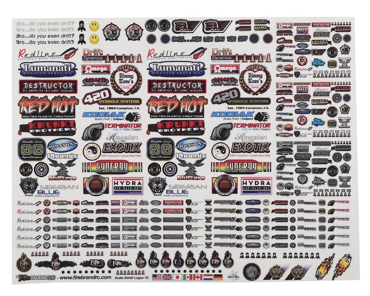 FBR1SCDTL829 Firebrand RC Sponsor Logos 1C (8.5x11")