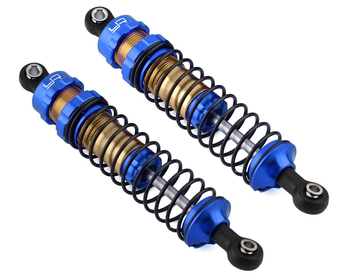 YEA-TRSL-016BU Yeah Racing 90mm Aluminum TR-XB Big Bore Shocks (Blue) (2)